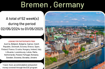 Germany , Bremen : 52 Weeks Volunteering Project