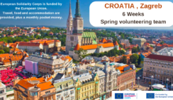 Spring volunteering team 2024 : Zagreb , Croatia