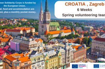 Spring volunteering team 2024 : Zagreb , Croatia