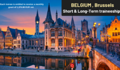 Belgium , Brussels : Short & Long Term Traineeships