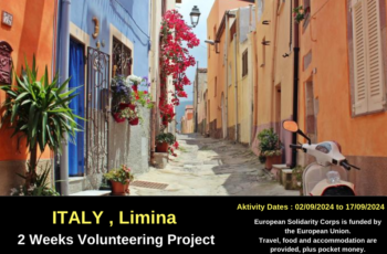 Italy , Limina : 2 Weeks Volunteering Project