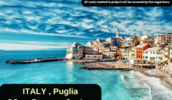 Italy , Puglia : 5 Days Erasmus+ Seminar