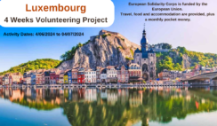 Luxembourg : 4 Weeks Volunteering Project