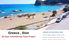 Greece , Ilion : 40 Days Volunteering Project