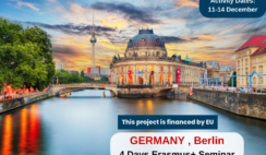 Germany , Berlin : 4 Days Erasmus+ Seminar