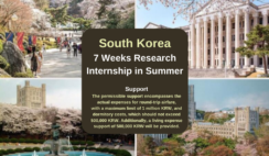 South Korea : 7 Weeks Research Internship in Summer