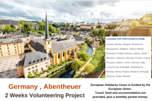 Germany , Abentheuer : 2 Weeks Volunteering Project