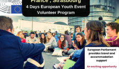 France , Strasbourg : 4 Days European Youth Event Volunteer Program