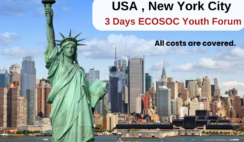 USA , New York City : 3 Days ECOSOC Youth Forum