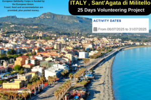 Italy , Sant’Agata di Militello : 25 Days Volunteering Project in July