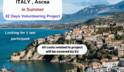 Italy , Ascea : 32-Day Summer Volunteering Experience