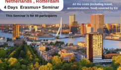Netherlands , Rotterdam : 4 Days Erasmus+ Seminar