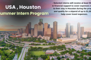 USA , Houston : Summer Intern Program