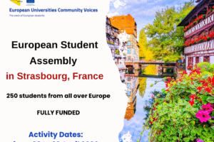 European Student Assembly in Strasbourg, France : Fully Funded