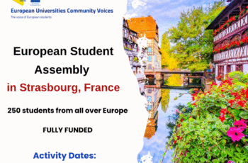 European Student Assembly in Strasbourg, France : Fully Funded