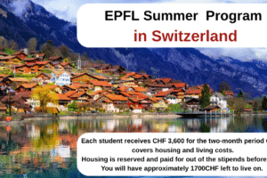 EPFL Summer  Program in Switzerland