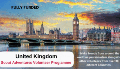 Scout Adventures Volunteer Programme in UK