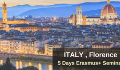 Italy , Florence : 5 Days Erasmus+ Seminar