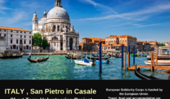 Short Term Volunteering Project: San Pietro in Casale, Italy