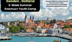 Sweden, Gotland: 3-Week Summer Erasmus+ Youth Camp