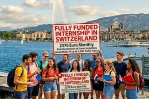 Fully Funded Internship in Switzerland : 2370 Euro Monthly and Travel Tickets